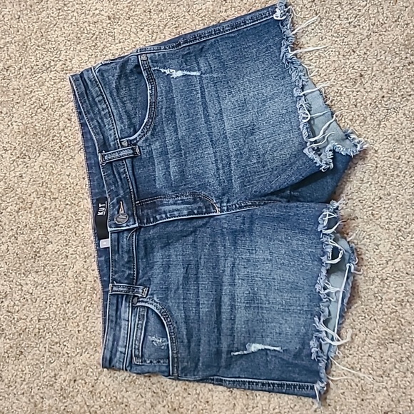 Kut from the Kloth Pants - KUT Distressed Gidget Fray Shorts